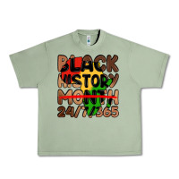 Oil Green black history month Urban Heavy Tee - LillyAllenDesigns