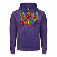 Cloud Purple Lgbtq You Matter With Leopard Vintage Hoodie - BundleAndBundleShop