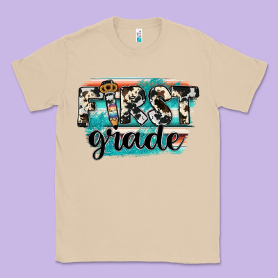First Grade Classic Tee Designed By Jahusdesignshop