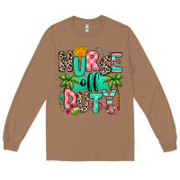 Toasted Coconut nurse off duty summer break Long Sleeve Tee - RanaPortraitStore