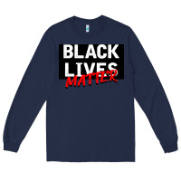 Navy Black Lives Matter Long Sleeve Tee - Bettercallsaul