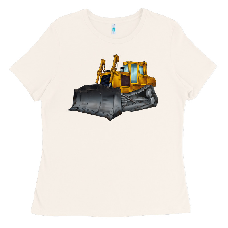 Bulldozer Ladies Tee by LillyAllenDesigns | Teevron