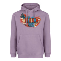 Lavender American junkie 4th of july Heavyweight Hoodie - FaDigitalArtStudio