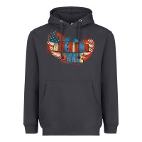Smoke American junkie 4th of july Heavyweight Hoodie - FaDigitalArtStudio