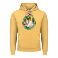 Vintage Mustard baseball and western roses teardrop  6 Vintage Hoodie - BundleAndBundleShop