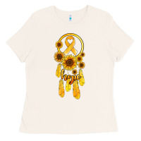 Bone childhood cancer awareness dreamcatcher Ladies Tee - Jasminsmagicworld