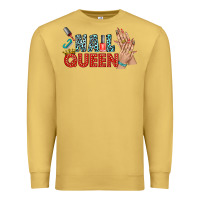 Antique Gold nail queen bbs Premium Sweatshirt - BundleAndBundleShop