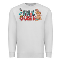 Dove Grey nail queen bbs Premium Sweatshirt - BundleAndBundleShop