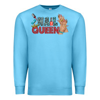Ocean Blue nail queen bbs Premium Sweatshirt - BundleAndBundleShop
