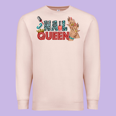 Nail Queen Bbs Premium Sweatshirt Designed By Bundleandbundleshop