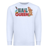 White nail queen bbs Premium Sweatshirt - BundleAndBundleShop