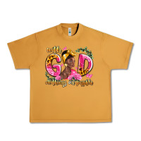 Peanut Butter with god all things are possible black woman Urban Heavy Tee - LillyAllenDesigns