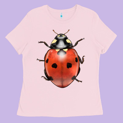 Lady Bug Ladies Tee Designed By Lillyallendesigns
