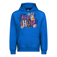 Cobalt hip hop Urban Hoodie - CowhideDigitalArt