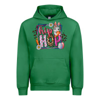 Emerald hip hop Urban Hoodie - CowhideDigitalArt