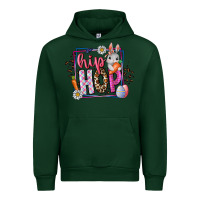 Forest Green hip hop Urban Hoodie - CowhideDigitalArt