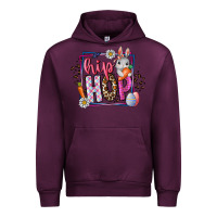 Mauve Wine hip hop Urban Hoodie - CowhideDigitalArt