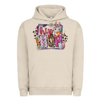 Pigment French Oak hip hop Urban Hoodie - CowhideDigitalArt