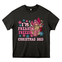Asphalt i'm freakin freezin christmas 2023 Heavy Core Tee - NancyCooperArtShop