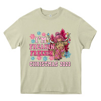 Mossy i'm freakin freezin christmas 2023 Heavy Core Tee - NancyCooperArtShop