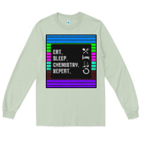 Matcha Eat Sleep Chemıstray Repeat Long Sleeve Tee - Bettercallsaul
