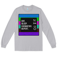 Moon Dust Eat Sleep Chemıstray Repeat Long Sleeve Tee - Bettercallsaul