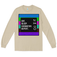 Mushroom Eat Sleep Chemıstray Repeat Long Sleeve Tee - Bettercallsaul