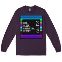 Plum Eat Sleep Chemıstray Repeat Long Sleeve Tee - Bettercallsaul