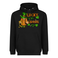 Black lucky i'm gnome it St. Patricks Day Heavyweight Hoodie - FaDigitalArtStudio