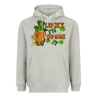 Moon Dust lucky i'm gnome it St. Patricks Day Heavyweight Hoodie - FaDigitalArtStudio