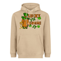 Mushroom lucky i'm gnome it St. Patricks Day Heavyweight Hoodie - FaDigitalArtStudio