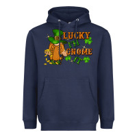 Navy lucky i'm gnome it St. Patricks Day Heavyweight Hoodie - FaDigitalArtStudio