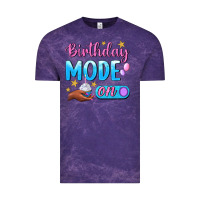Cloud Purple Birthday Mode On Vintage Tee - BundleAndBundleShop
