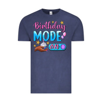 Vintage Denim Birthday Mode On Vintage Tee - BundleAndBundleShop