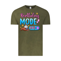 Vintage Olive Birthday Mode On Vintage Tee - BundleAndBundleShop