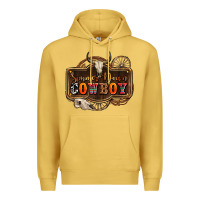Antique Gold simmer down cowboy olivia Premium Hoodie - OliviaCreatesArt