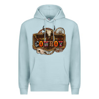 Blue Mist simmer down cowboy olivia Premium Hoodie - OliviaCreatesArt