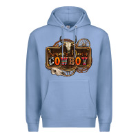 Colony Blue simmer down cowboy olivia Premium Hoodie - OliviaCreatesArt