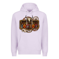Lilac simmer down cowboy olivia Premium Hoodie - OliviaCreatesArt