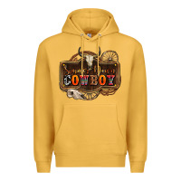 Mustard simmer down cowboy olivia Premium Hoodie - OliviaCreatesArt