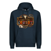 Navy simmer down cowboy olivia Premium Hoodie - OliviaCreatesArt