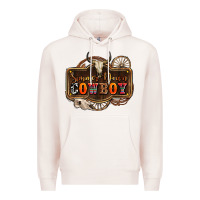 Pale Pink simmer down cowboy olivia Premium Hoodie - OliviaCreatesArt