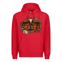 Red simmer down cowboy olivia Premium Hoodie - OliviaCreatesArt