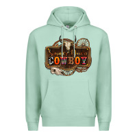 Seafoam simmer down cowboy olivia Premium Hoodie - OliviaCreatesArt