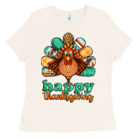 Bone happy thanksgiving turkey Ladies Tee - Jasminsmagicworld