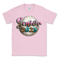 Bubblegum Pink volleyball senior 2023 Classic Tee - BundleAndBundleShop