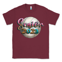Burgundy volleyball senior 2023 Classic Tee - BundleAndBundleShop