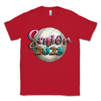 Red volleyball senior 2023 Classic Tee - BundleAndBundleShop