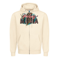 Sandshell Badass Mama Mother's Day png sublimation design do Zipper Hoodie - CowGirlArtShop