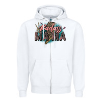 White Badass Mama Mother's Day png sublimation design do Zipper Hoodie - CowGirlArtShop